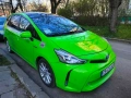 Такси под Аренда към Taxi Me,Toyota Prius+,7 Местен,Хибрид плюс Газ-68лв/35 евро на ден, снимка 4