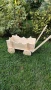 Дървена Каручка за градината!!, снимка 2