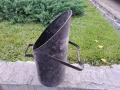 ретро метална кофа за въглища , снимка 4