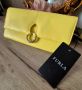 FURLA-ново жълто портмоне естествена кожа Фурла-20 см х 10 см, снимка 12
