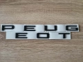 черен надпис Peugeot нов стил голям размер, снимка 2