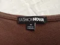 FashionNova дамско боди с едно рамо р-р M, снимка 11