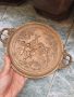 Релефна бронзова чиния, снимка 1 - Антикварни и старинни предмети - 45857571