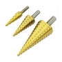 Комплект стъпаловидни Свредла - 4/32мм, 3 части., снимка 3
