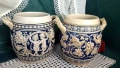 Разкошни рисувани кашпи с релеф, снимка 2