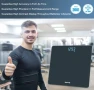 Цифрова везна за баня Homebuds за телесно тегло, електронен кантар за баня, снимка 2