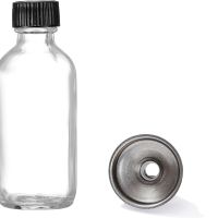 Smith's Mason Jars 48 броя 60 ml мини бутилки с фуния за изливане, за течности, прозрачни, снимка 9 - Други - 45111318