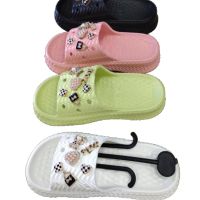 Плажни дамски чехли със забавни декорации и стил, снимка 1 - Джапанки - 45351834