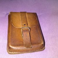 Чанта за колан естествена  кожа голям мобилен и друго 150х98х22мм, снимка 1 - Чанти - 45389331
