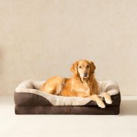 EHEYCIGA Кучешко ортопедично легло от мемори пяна XXXL, 32x104x20 см, кафяво, снимка 8 - За кучета - 45623052