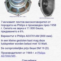 Тонколони Philips vintage, снимка 7 - Тонколони - 45145029