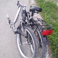 Сгъваемо алумимиево колело  марка: PROPHETE Сгъват се рамката, кормилото,седалката и педалите  7 ско, снимка 3 - Велосипеди - 45070090