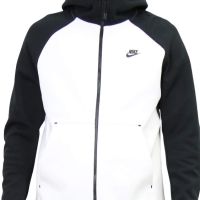 Мъжко горнище Nike Tech Fleece Black/White - размер XL, снимка 1 - Спортни дрехи, екипи - 45880433