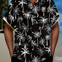 Хавайска риза с палми - M размер, снимка 1 - Ризи - 45201418