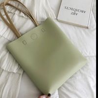  Зелена,сива или бежова дамска чанта за рамо, снимка 1 - Чанти - 45543184