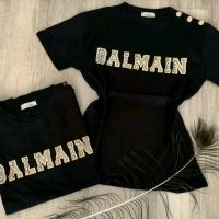Дамски Памучни Тениски BALMAIN , снимка 1 - Тениски - 45359734