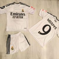 2025 Екип Мбапе + Чорапи Реал Мадрид НОВО 24/25 сезон Бял цвят Детско, снимка 2 - Футбол - 46101215