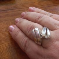 Сребърни пръстени, снимка 2 - Пръстени - 39359877