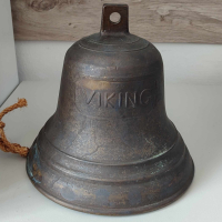 Стара бронзова камбана#3, снимка 2 - Антикварни и старинни предмети - 44971428