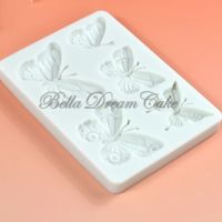 5 вида пеперуди пеперуда силиконов молд форма фондан шоколад декор украса, снимка 3 - Форми - 45318885