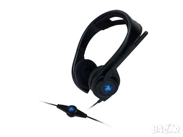 Геймърски слушалки Razer Piranha, аудиосистема Logitech X-230 и високоговорители Philips MMS 121/00, снимка 1