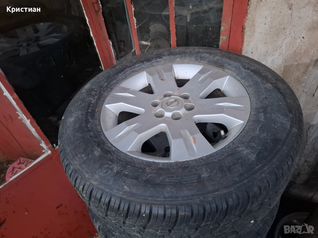 Оригинални алуминиеви джанти 17 цола за нисан навара, снимка 1