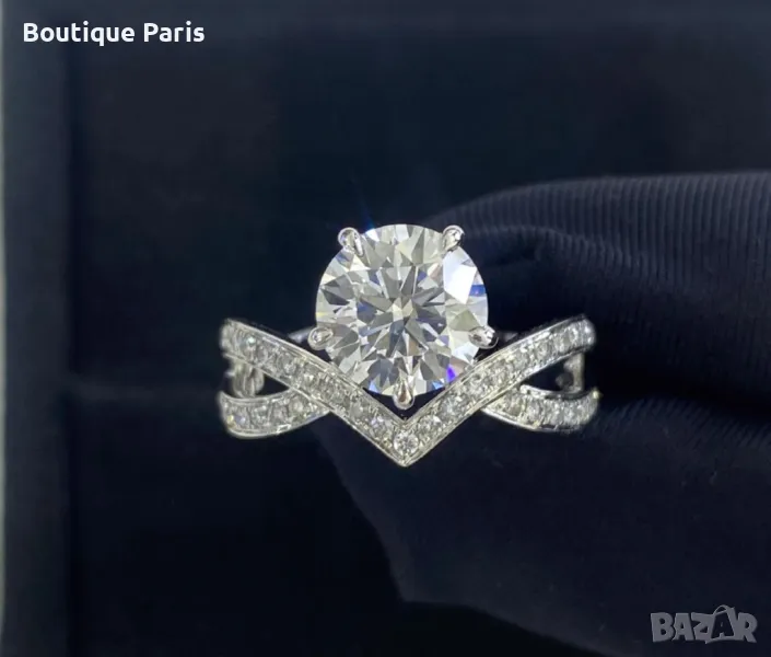 Chaumet пръстен мойсанит, снимка 1