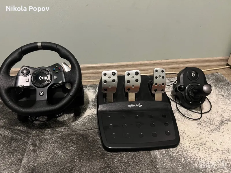 Logitech G920 Driving Force+pedals+shifter, снимка 1