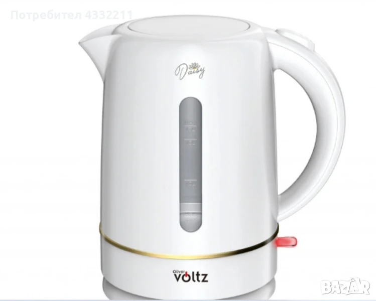Електрическа кана Oliver Voltz Daisy, 2200W, капацитет 1,7 литра, снимка 1