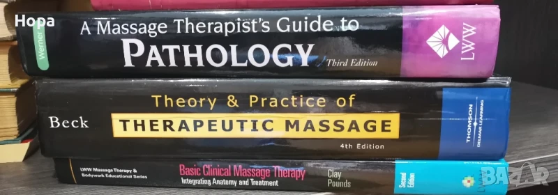 Учебници на английски език за масажисти, снимка 1