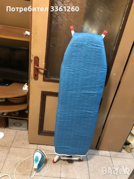 Дъска за гладене с подарък ютия, снимка 1