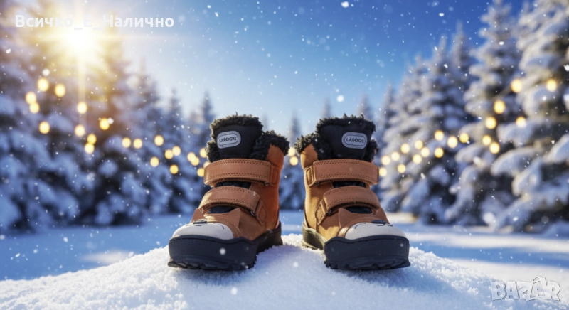 Бебешки ботуши / Детски ботуши Lasocki (кожа, непромокаеми, р. 25), снимка 1