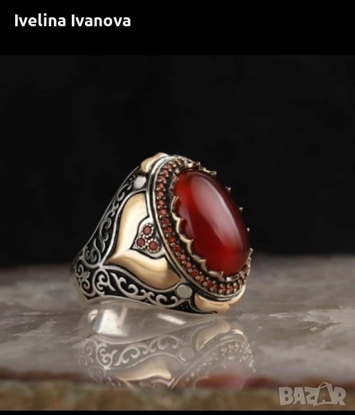 Уникален мъжки пръстен, снимка 1