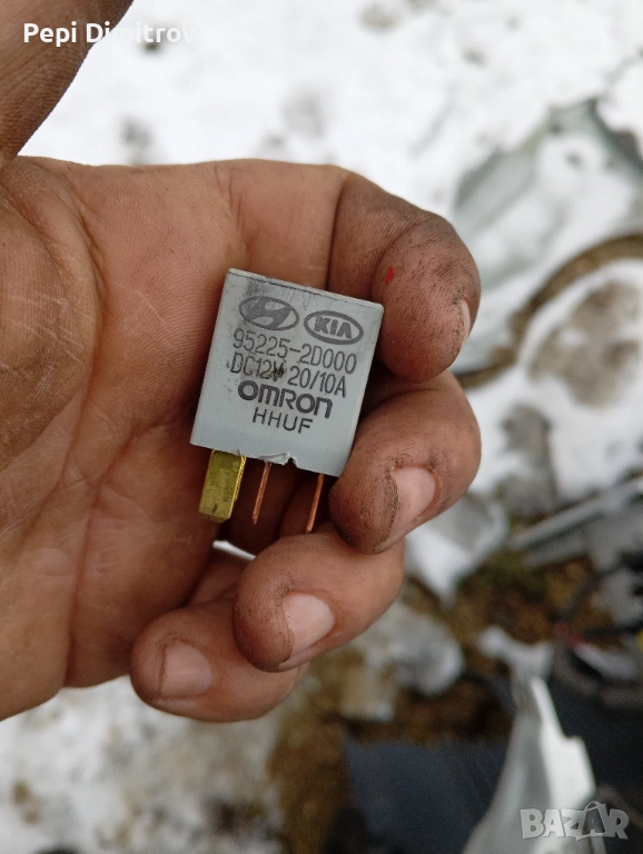 Оригинално реле Hyundai / Kia # 95225-2D000 DC12V 10A GKGE OMRON, снимка 1