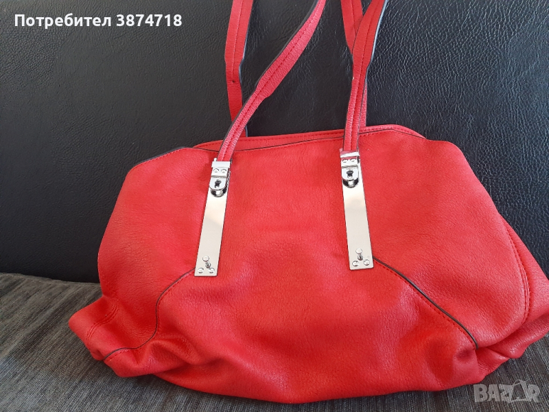 Дамска чанта червена, снимка 1