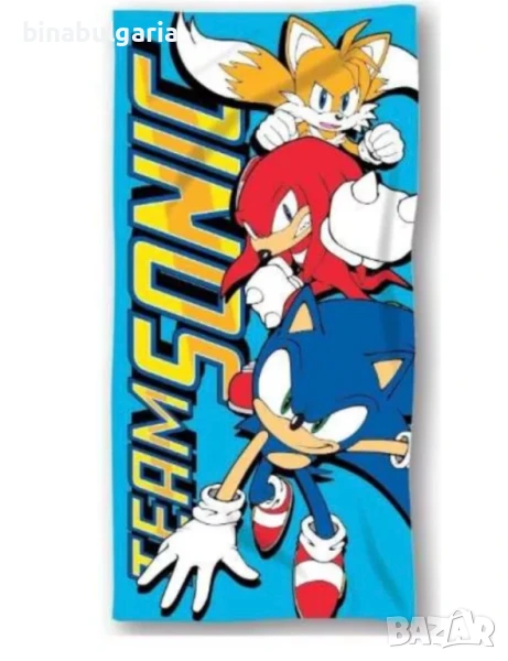 Детски кърпи за плаж или за къпане модел " Sonic / Соник ", снимка 1