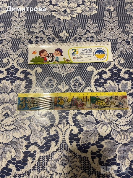 Ученически обикновени и 3D линии, метални линии, снимка 1