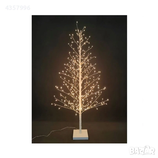 Декоративна коледна елха, 689 LED лампички, Топла бяла светлина, 180см. , снимка 1