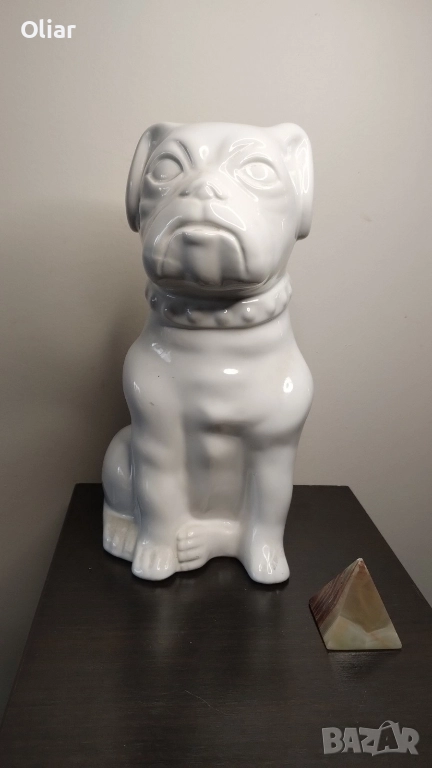 Много красива и различна статуетка на куче /булдог. , снимка 1