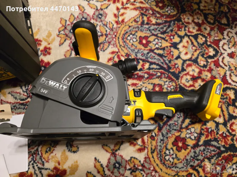 Акумулаторна фреза за канали DeWALT DCG200NT, снимка 1