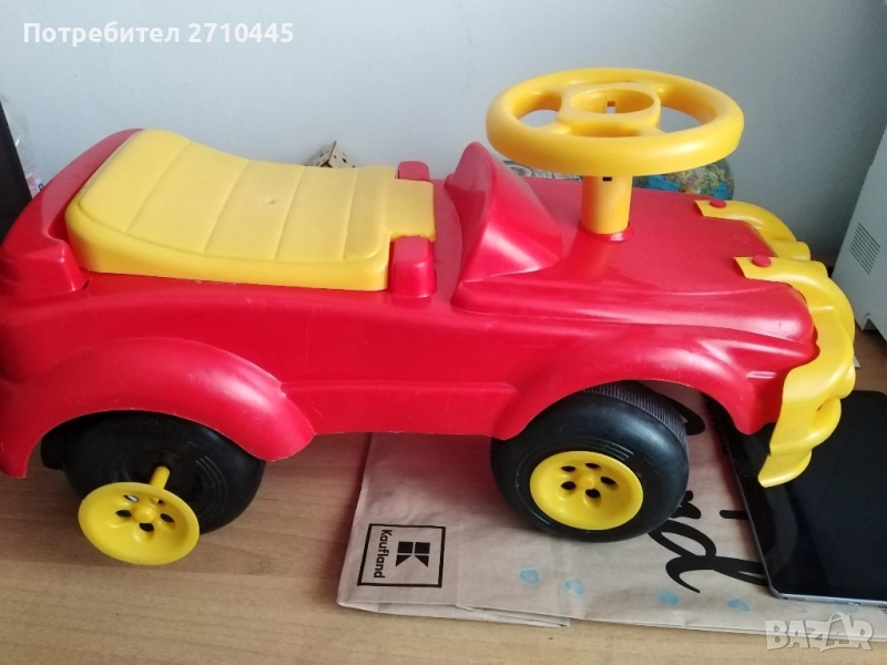 Кола за яздене и касов апарат с везна, снимка 1