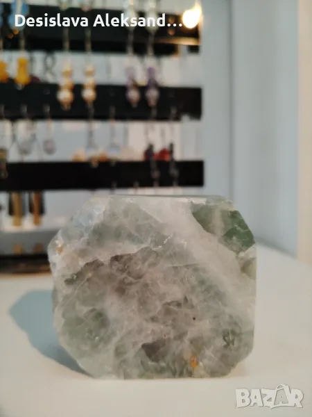 Едностранно полирана плочка флуорит от Индия , снимка 1