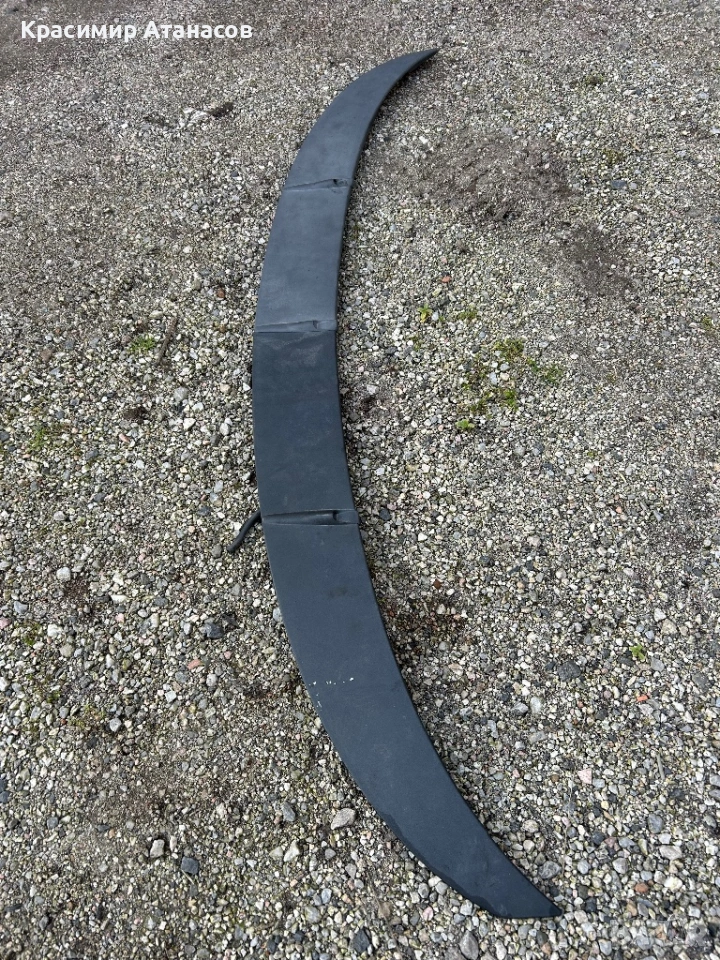 735394585. Декоративна лайсна преден капак за Фиат Гранде пунто. 735394584, снимка 1