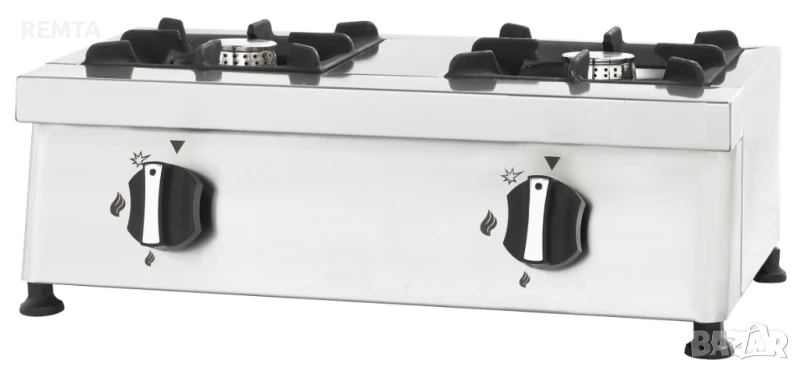 Газов котлон с 2 горелки (7 kW) 57х39 см, снимка 1