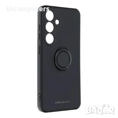 Калъф силикон Roar Amber Finger Grip / Черен / за SAMSUNG A56 5G Баркод : 3131805, снимка 1