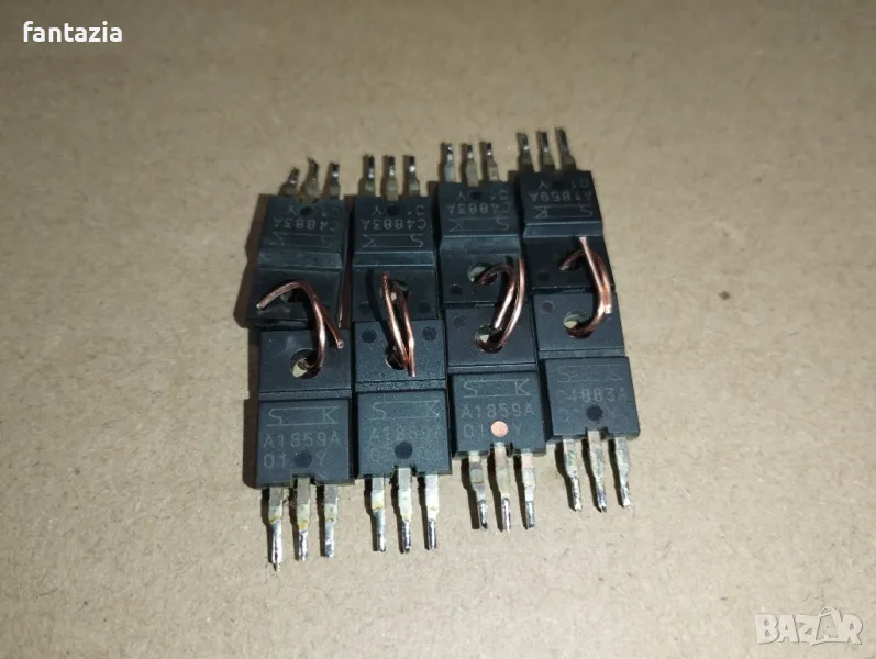 Оригинални транзистори 2SA1859 2SC4883 SANKEN 4883 1859, снимка 1