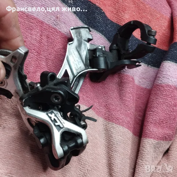 Чифт дерайлйори за велосипед колело Shimano deore xt , снимка 1