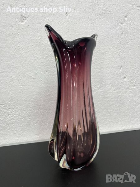 Красива стъклена ваза Мурано. №5353, снимка 1