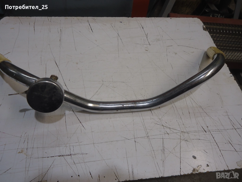 Кормило + звънец за ретро велосипед, снимка 1