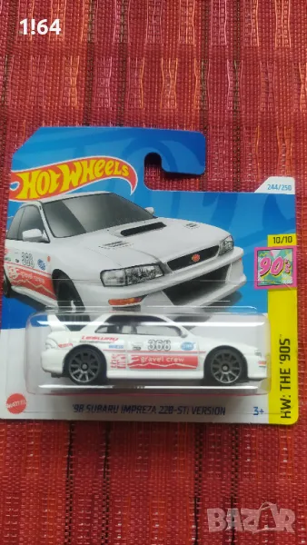 Hot Wheels '98 Subaru Impreza 22B-STI Version, снимка 1